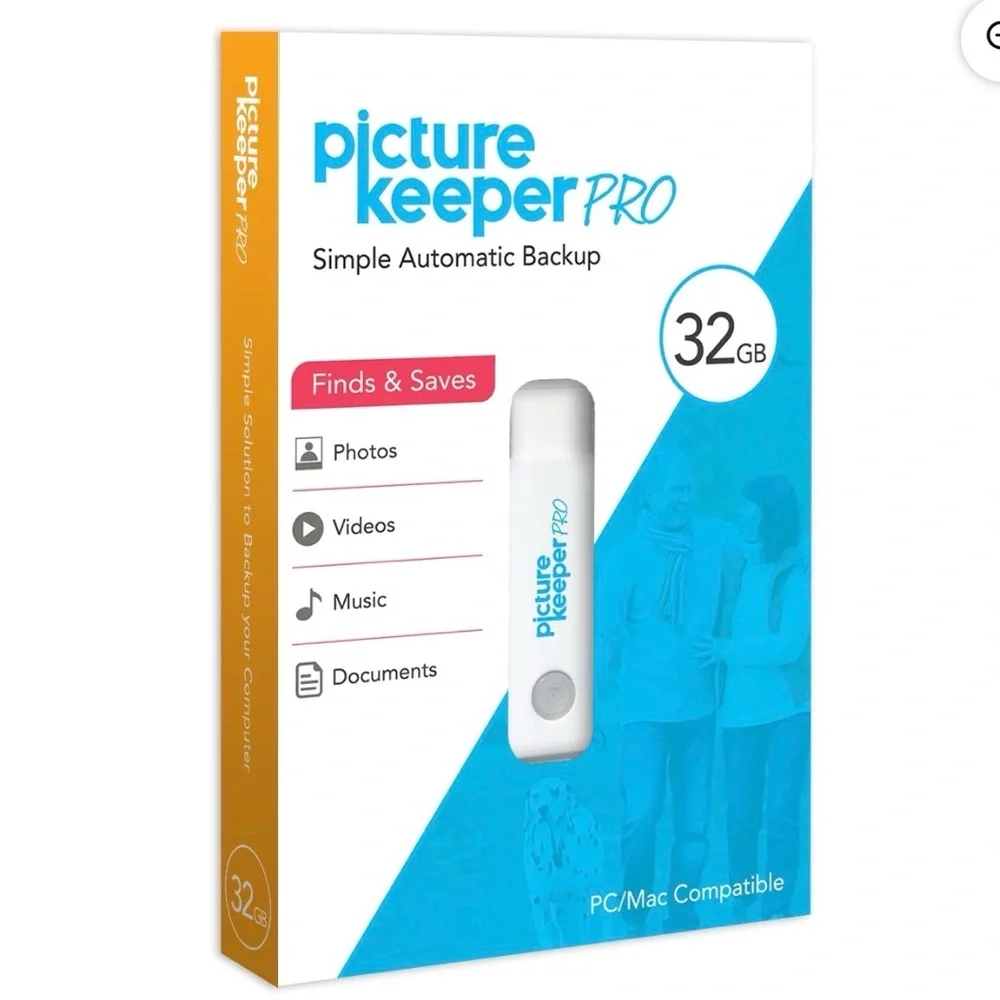 Picture Keeper PRO Portable Flash Drive Photo Backup USB Drive 32GB